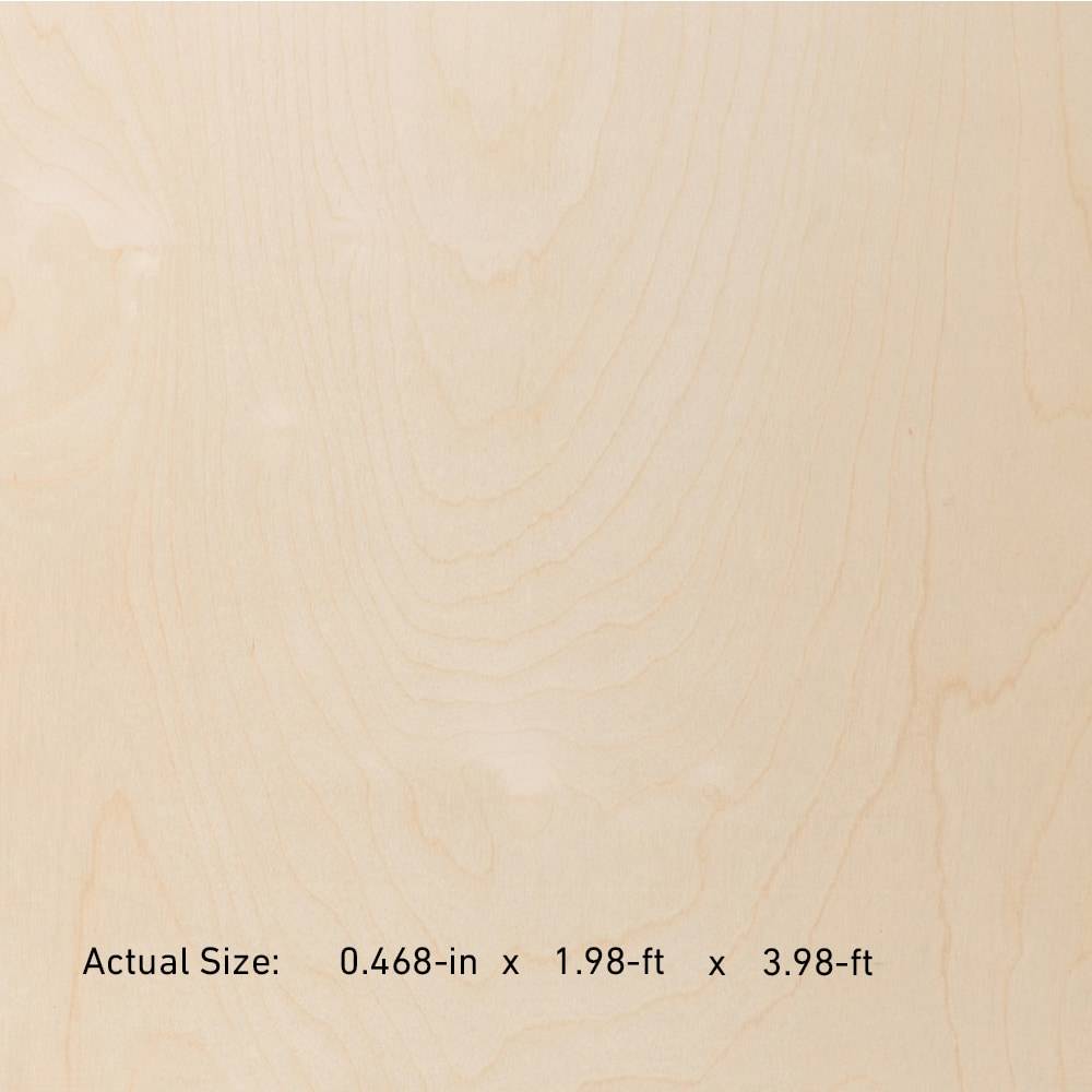 1/2-in x 2-ft x 4-ft Birch Sanded Plywood | 128195