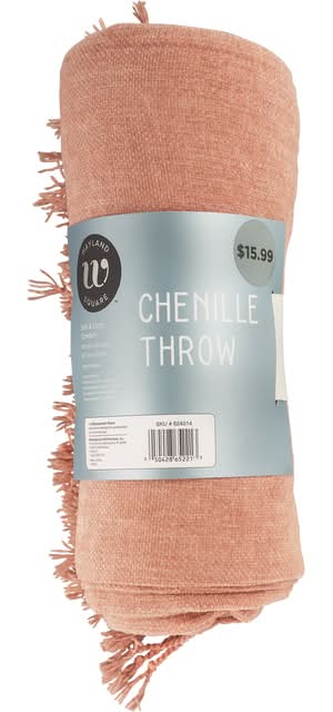 Chenille Fashion Throw Asst