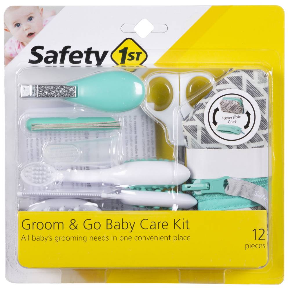 Safety 1st Groom & Go Baby Care Kit (pyramids aqua)