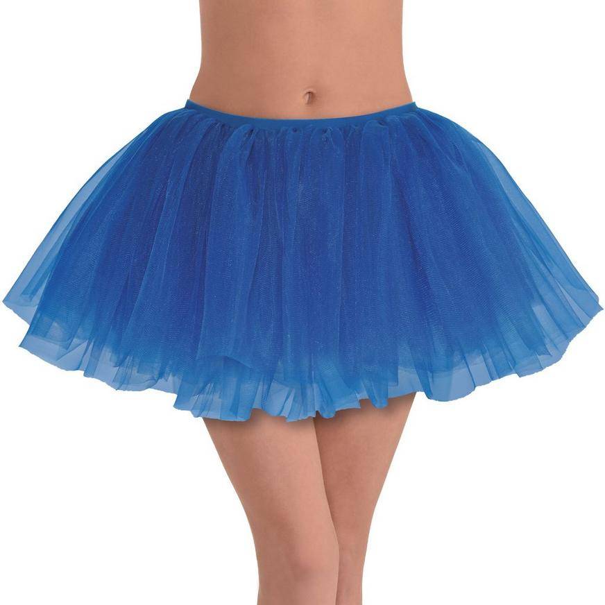Party City Blue Tutu Dress (female/royal blue)