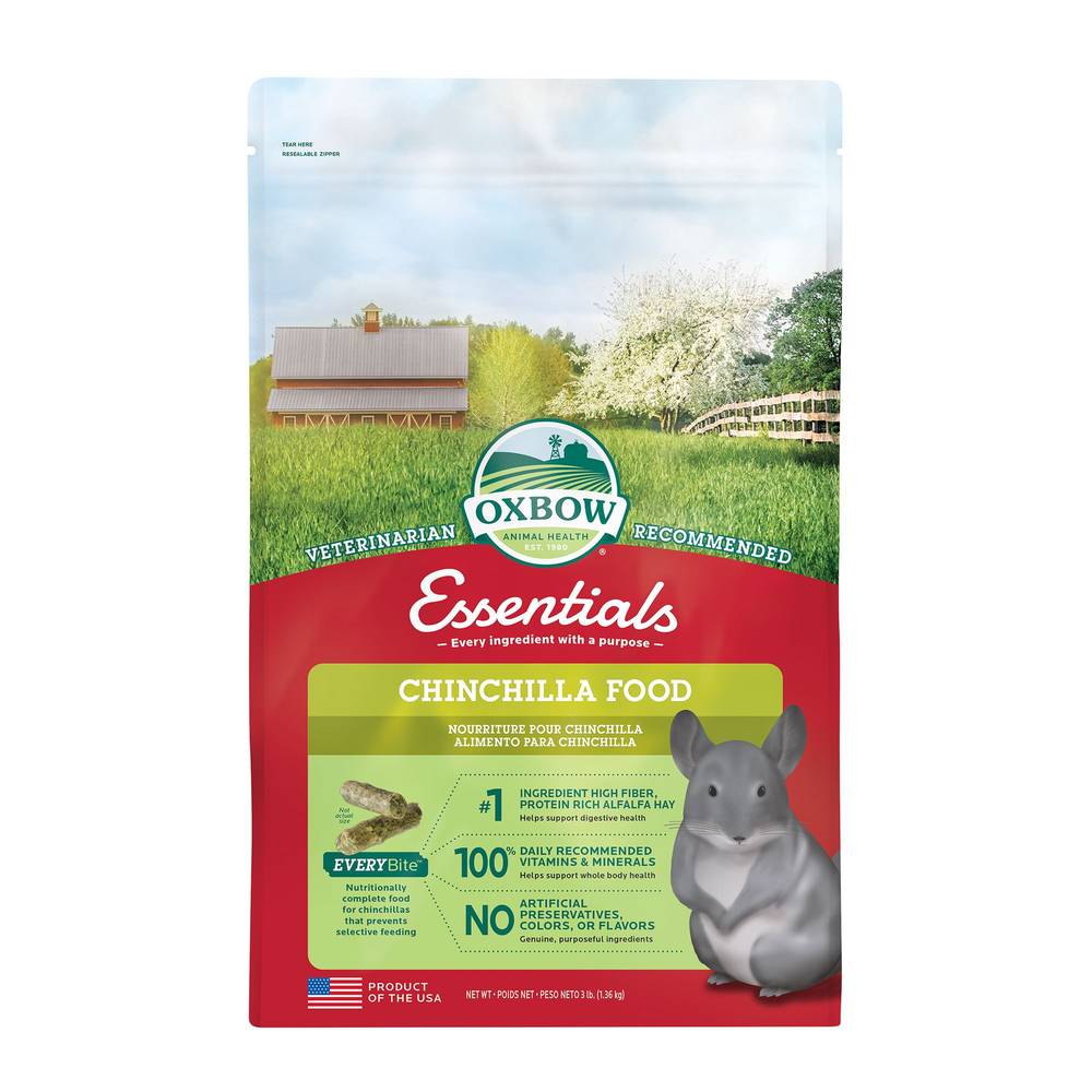 Oxbow Essentials Chinchilla Food (3 lbs)