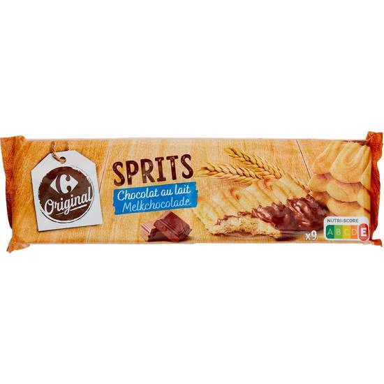 Carrefour Original - Spritz biscuits (chocolat au lait)