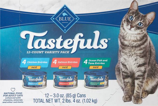 Blue Buffalo Tastefuls Variety pack Cat Food (12 ct)