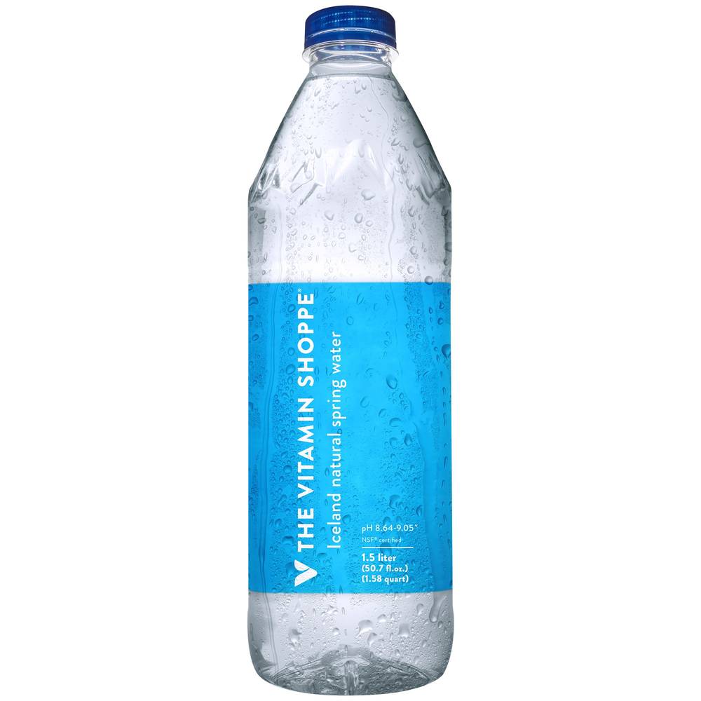 The Vitamin Shoppe Iceland Natural Spring Water (12 pack, 1.5 L)