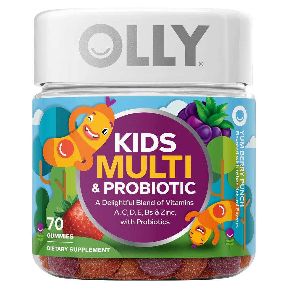 Olly Kids Multi + Probiotic Gummies (9.6 oz)