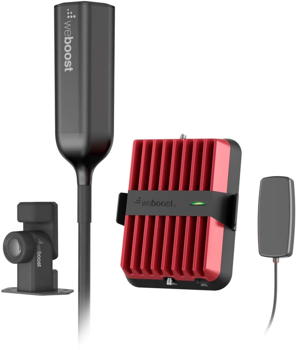 weBoost - Drive Reach Overland Cell Phone Signal Booster Kit for Vehicles - Red