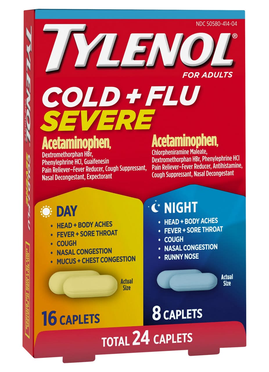Tylenol Cold Cold & Flu, Caplets