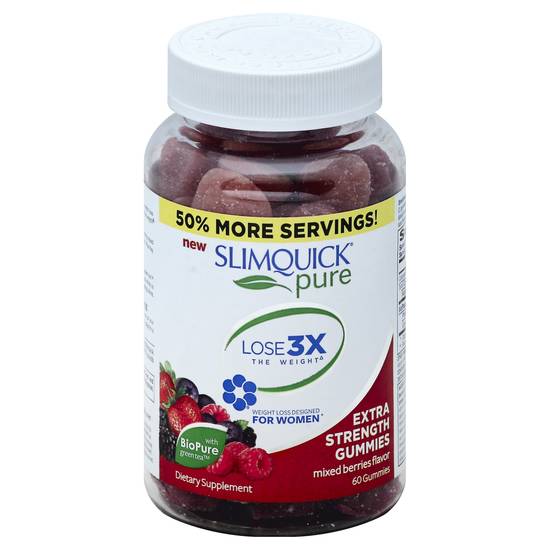 Slimquick Pure Extra Strength Weight Loss Gummies