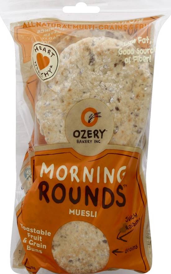 Muesli Morning Rounds Ozery Bakery 6 buns