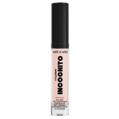 wet n wild Mega Last Incognito All-Day Full Coverage Concealer, Light Beige (0.6 oz)