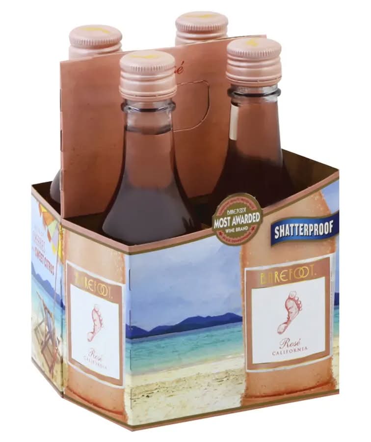 Barefoot Cellars Rose Wine - 4 Pack