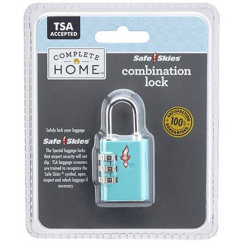 Complete Home 3-Dial Combination Lock - 1.0 ea