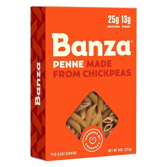 Order Banza Chickpea Flour Penne Pasta 8oz food online from Everyday Needs By Gopuff store, Fairfield on bringmethat.com