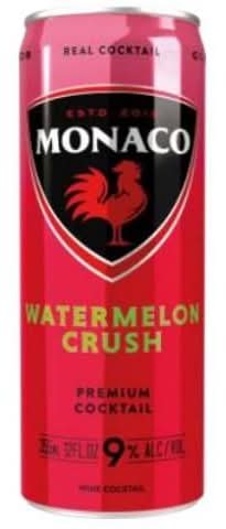 Monaco Vodka Fruit Premium Cocktail, Watermelon (12 fl oz)