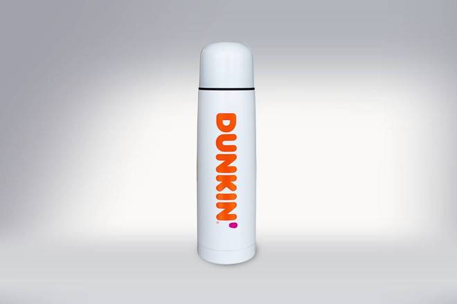 DUNKIN' Thermosflasche Weiß