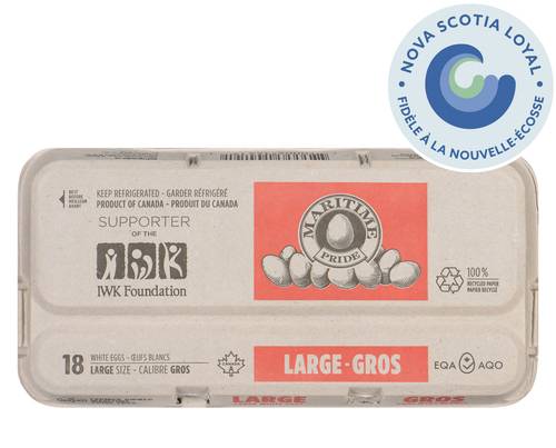 Maritime pride oeufs blancs gros - large white eggs