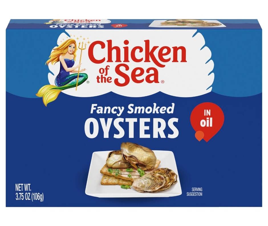Chicken of the Sea Fancy Smoked Oysters in Oil (3.75 oz)