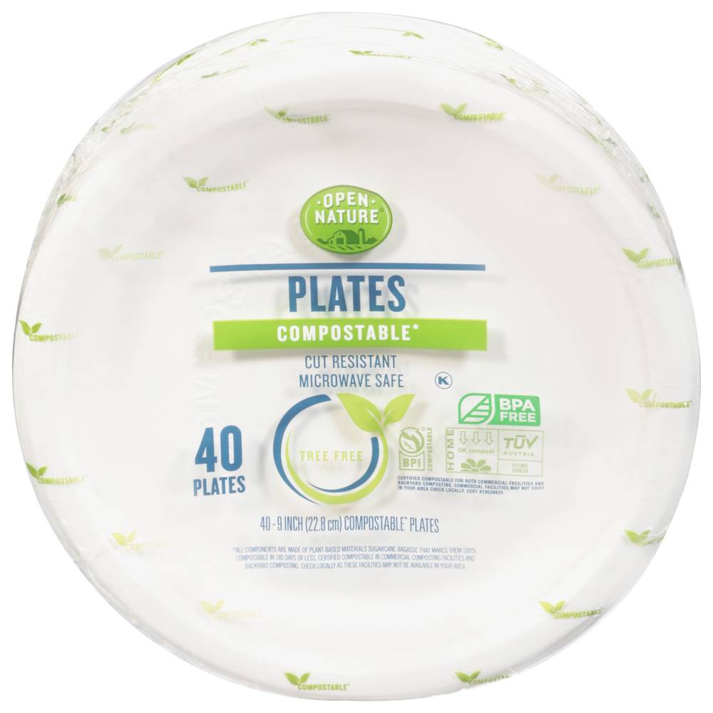 Open Nature Compostable Plates