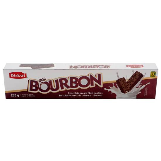 Biskwi Bourbon Chocolat Cream Cookies (200g)
