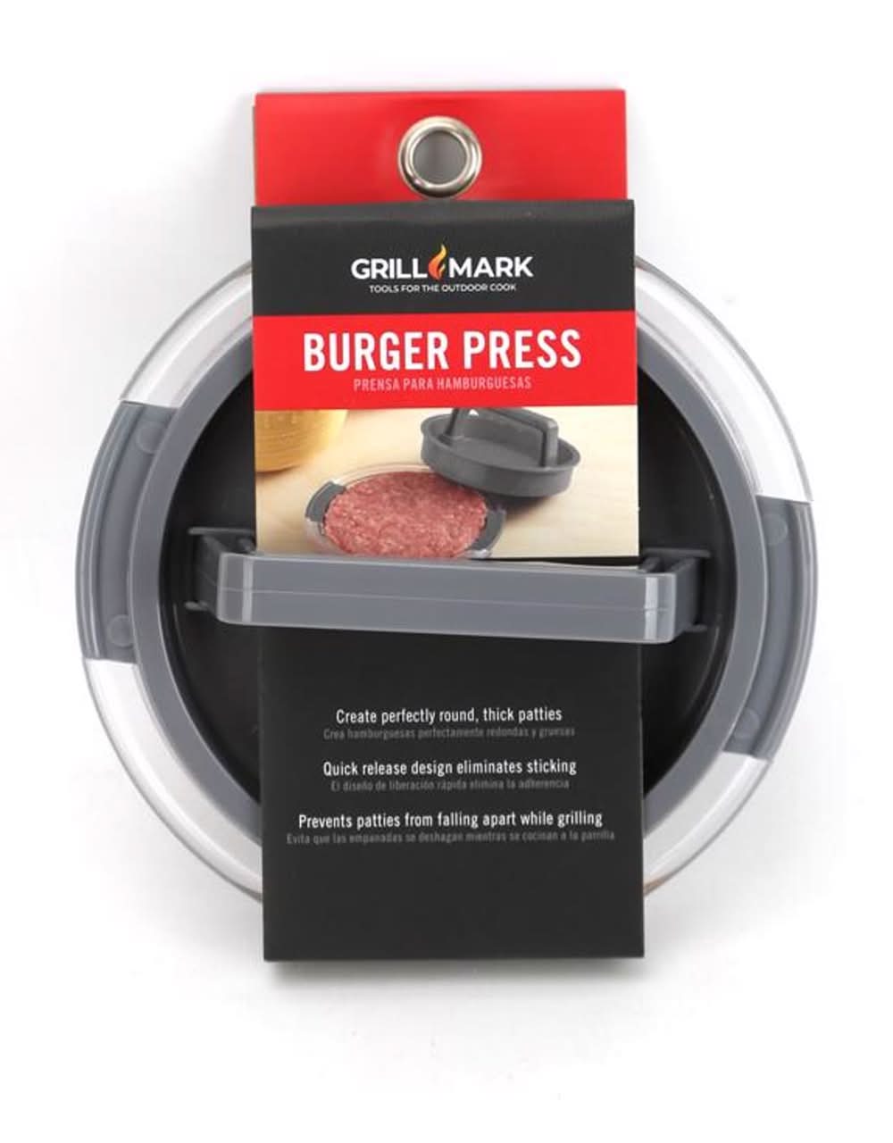 Grill Mark Plastic Burger Press 1 Pk
