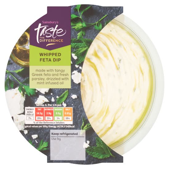 Sainsbury's Taste the Difference Whipped Feta Dip (170g)