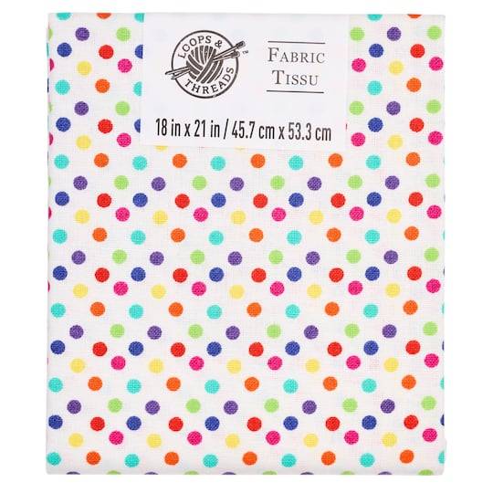 Multicolor Polka Dots Cotton Fabric By Loops & Threads