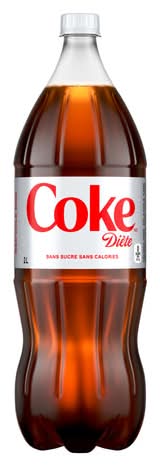 Diet coke boisson gazeuse sans sucre - sugar free soft drink (2 l) (cola)