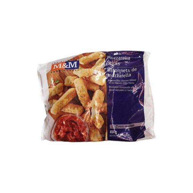 M&m food market bâtonnets de mozzarella (454gr.) - mozzarella sticks (454 g)