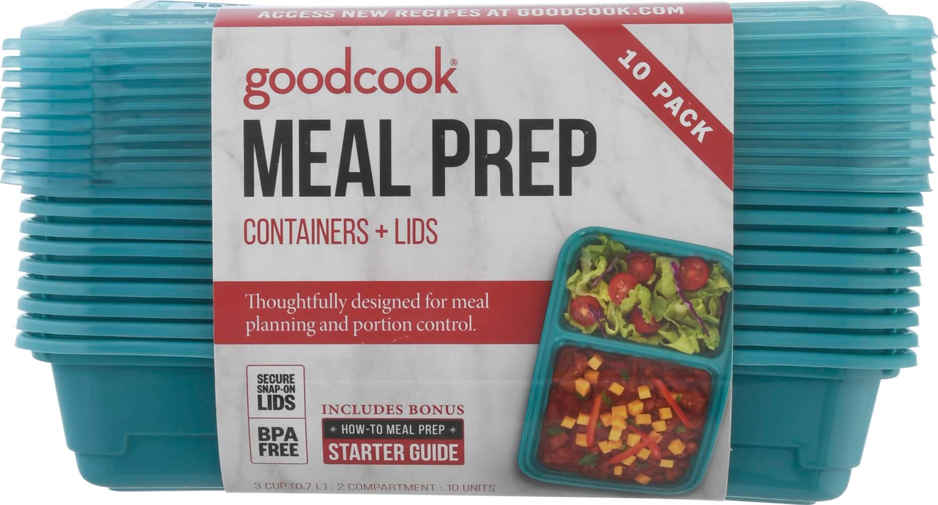 GoodCook Meal Prep Containers Lids