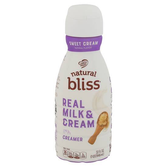 Coffee Mate Natural Bliss Sweet Coffee Creamer (real milk & cream)