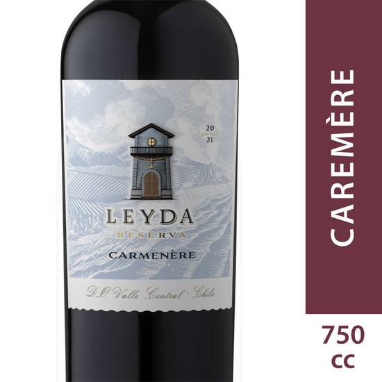 Leyda vino carménère reserva (botella 750 ml)