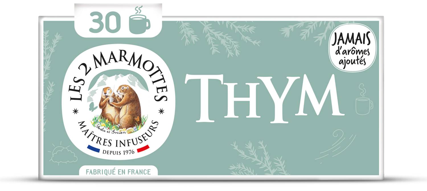 Les 2 Marmottes - Infusion thym (35g)