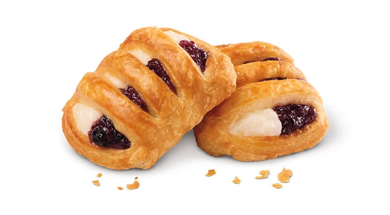 Blueberry Cheesecake Mini Pastries