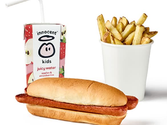 Menu Enfant Hot Dog avec Jus de Fruits