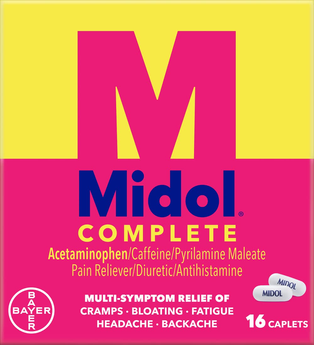 Midol Complete Multi Symptom Relief Caplets (16 ct)