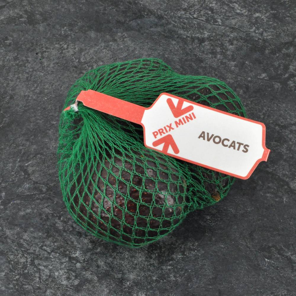 Avocat Hass PRIX MINI  - calibre 24 -  Filet 3 pièces