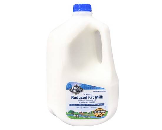 First Street · 2% Reduced Fat Milk (1 gal)