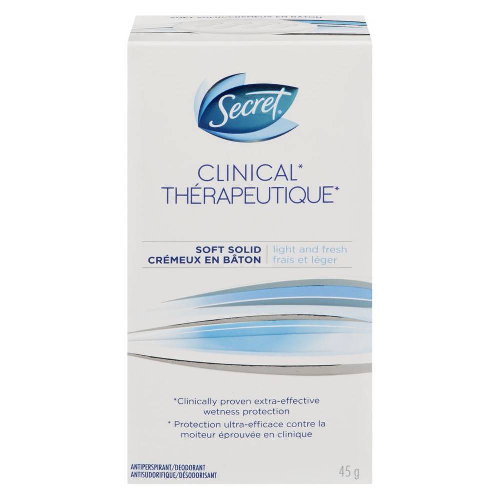 Secret Clinical Power Solid, Light & Fresh (45 g)