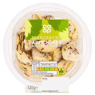 Co-op Chargrilled Artichokes With A Herb Dressing 120G