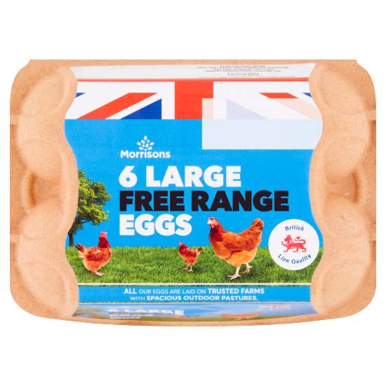 Morrisons Large, Free Range Eggs (6 pack)