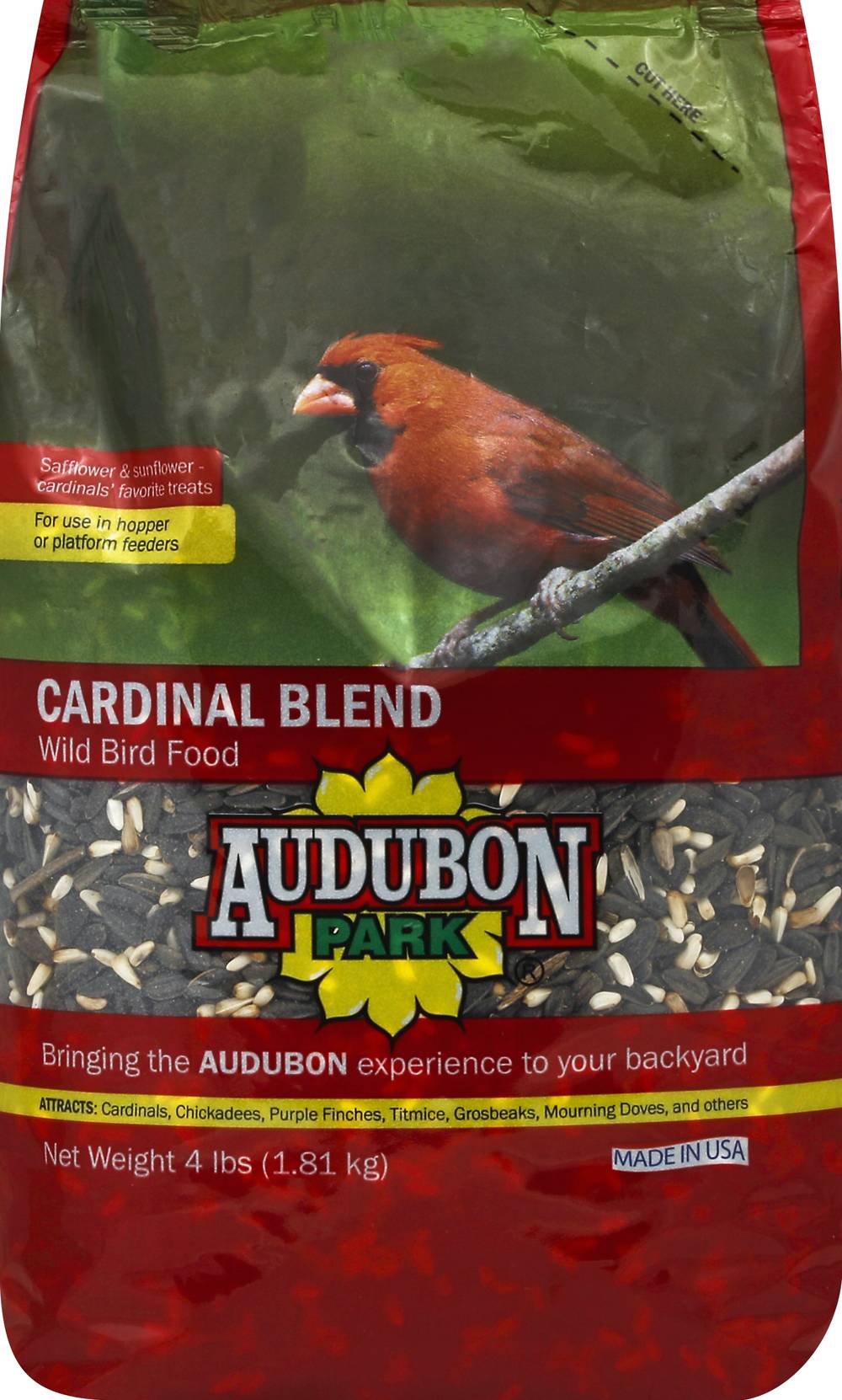 Audubon Park Cardinal Blend Wild Bird Food (4 lbs)