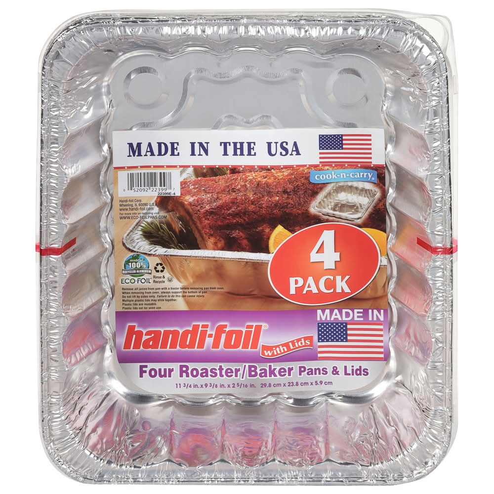 Handi-Foil Roaster/Baker Pans & Lids