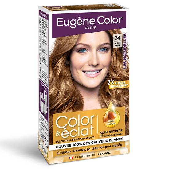 Eugène Color Paris - Coloration permanente naturelle (24 blond doré)