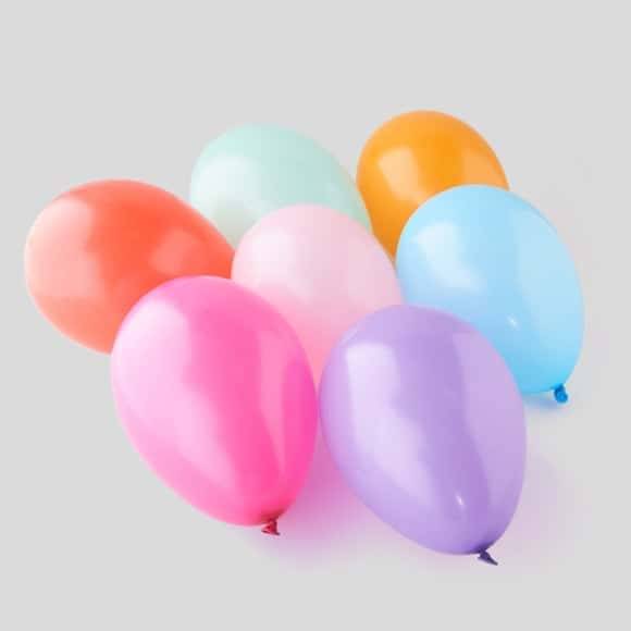 Monoprix Maison 50 Ballons Multicolores Le Lot