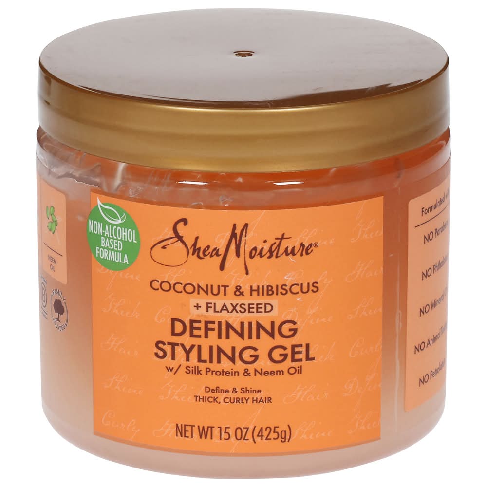SheaMoisture Coconut & Hibiscus Defining Styling Gel (15 oz)
