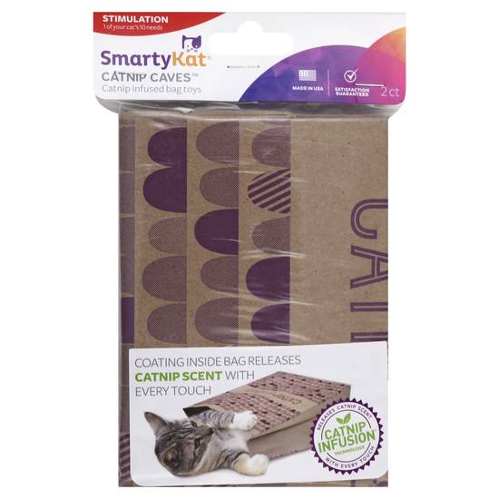 Smartykat Catnip Caves Infused Paper Bag Toys (2 ct)