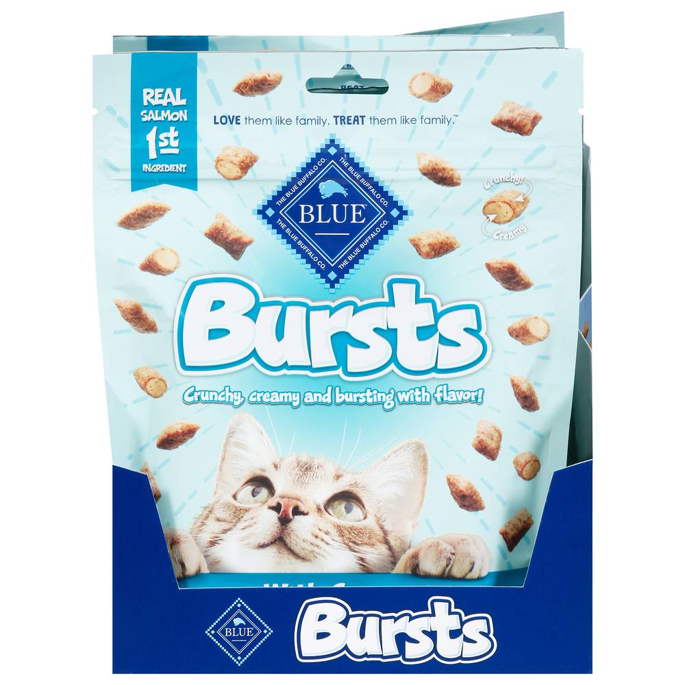 Blue Buffalo Bursts Savory Seafood Treats For Cats (6 ct)