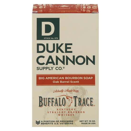 Duke Cannon Supply Co. Oak Barrel Big American Bourbon Soap (10 oz)