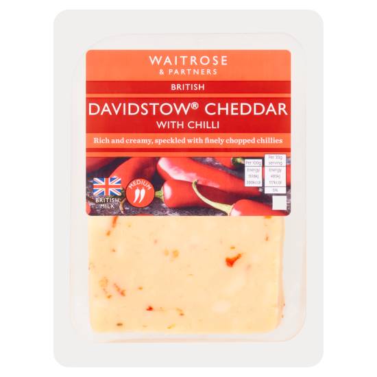 Waitrose Cheddar Cheese With Chilli