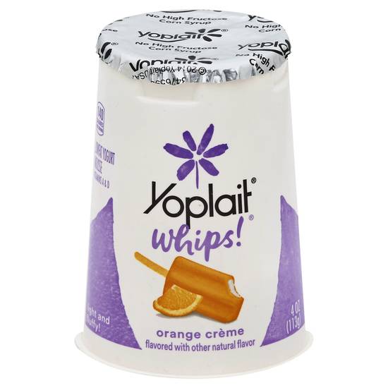 Yoplait Whips Orange Creme Flavored Lowfat Yogurt Mousse